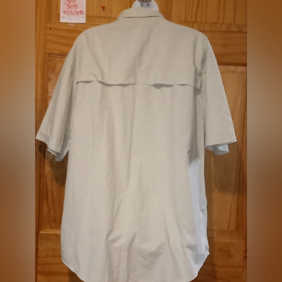 Timberland Turbo Dry Fishing Shirt 54"WX31 Cotton/Polyester Blend Good Shape - Picture 2 of 6